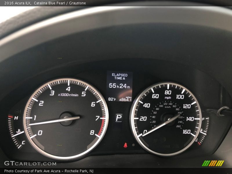 Catalina Blue Pearl / Graystone 2016 Acura ILX