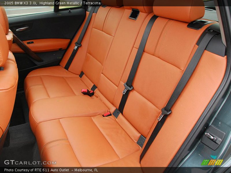 Highland Green Metallic / Terracotta 2005 BMW X3 3.0i