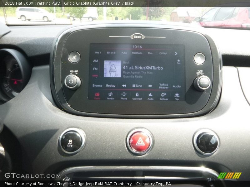 Grigio Graphite (Graphite Grey) / Black 2018 Fiat 500X Trekking AWD