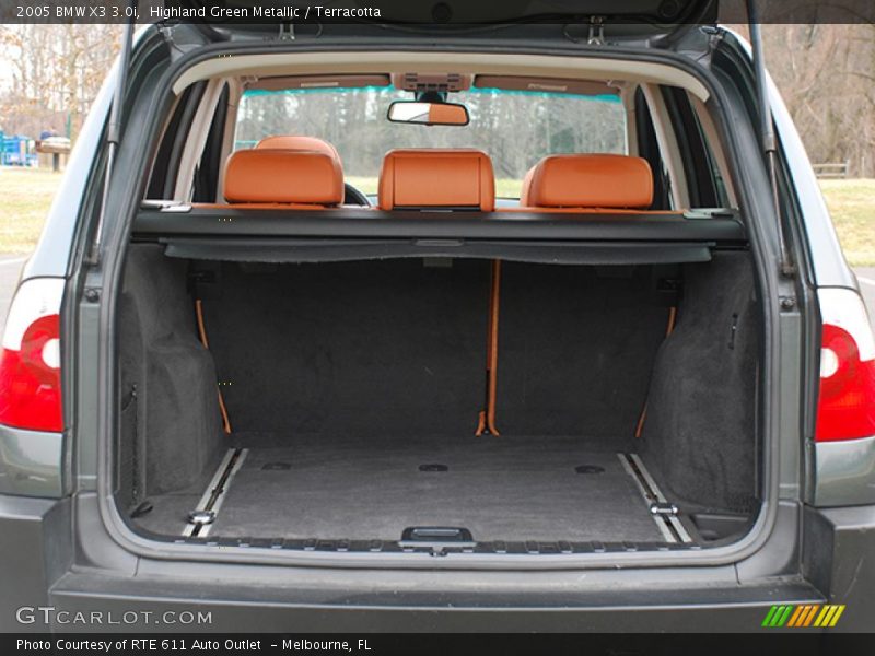 Highland Green Metallic / Terracotta 2005 BMW X3 3.0i