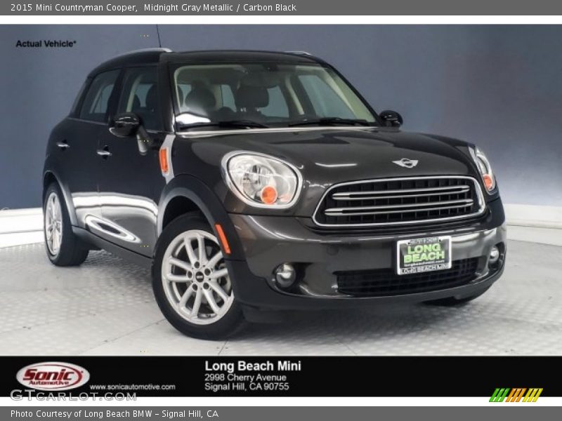 Midnight Gray Metallic / Carbon Black 2015 Mini Countryman Cooper