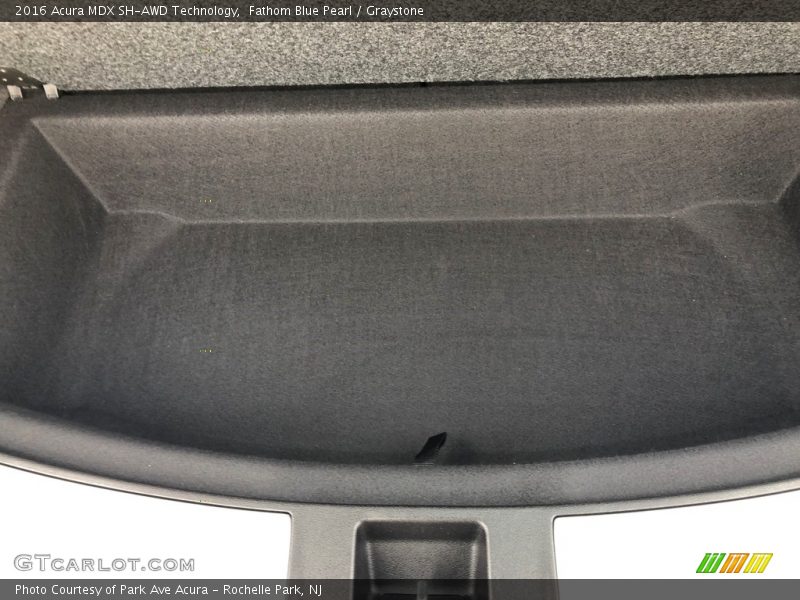 Fathom Blue Pearl / Graystone 2016 Acura MDX SH-AWD Technology