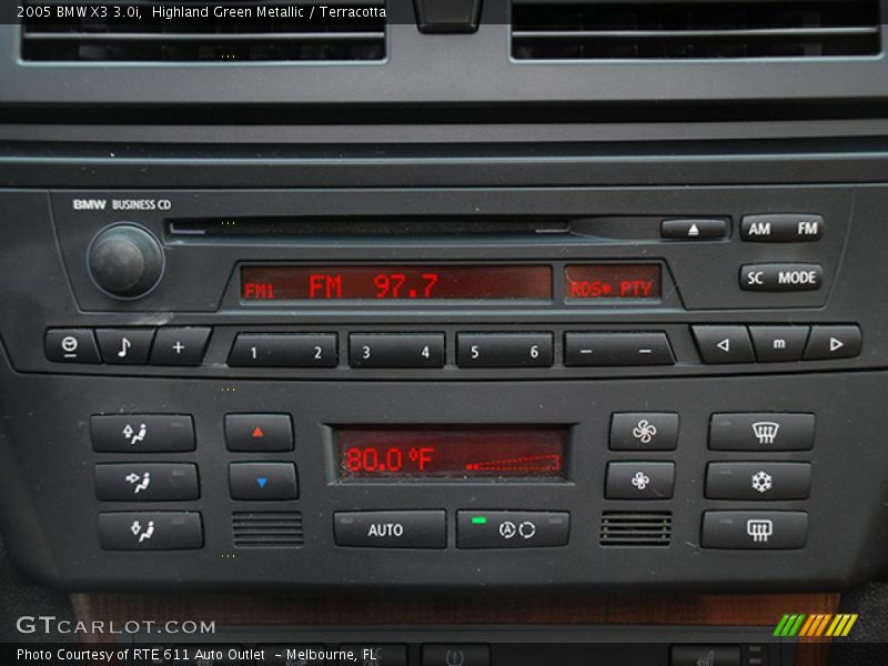 Highland Green Metallic / Terracotta 2005 BMW X3 3.0i