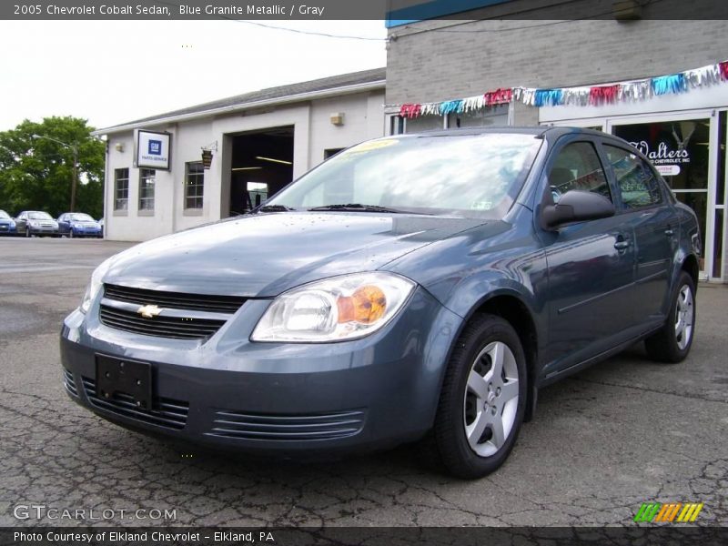 Blue Granite Metallic / Gray 2005 Chevrolet Cobalt Sedan