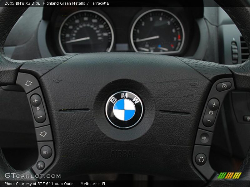 Highland Green Metallic / Terracotta 2005 BMW X3 3.0i