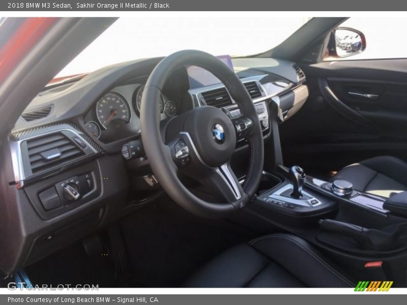 Sakhir Orange II Metallic / Black 2018 BMW M3 Sedan