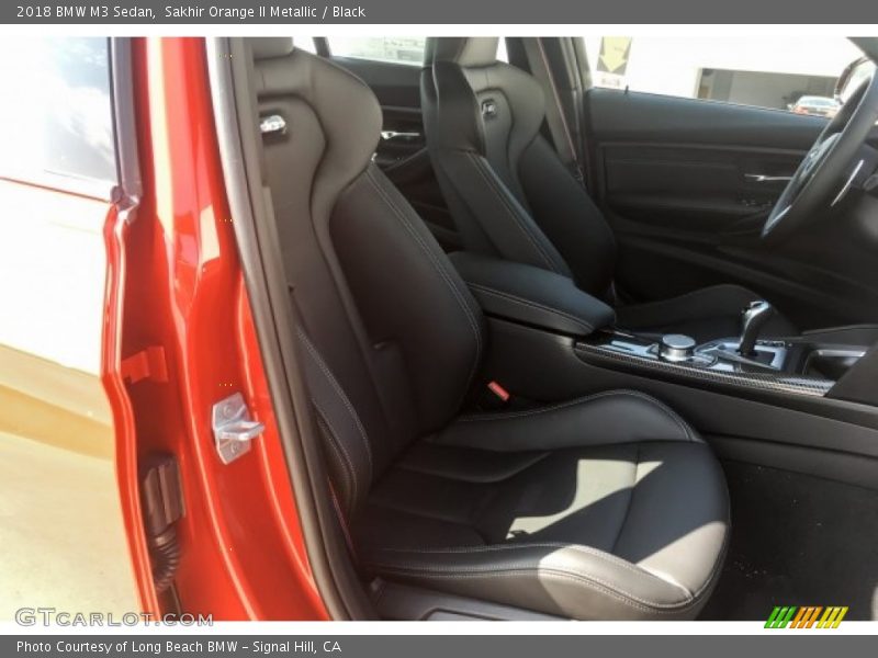 Sakhir Orange II Metallic / Black 2018 BMW M3 Sedan