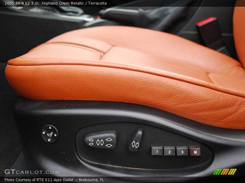 Highland Green Metallic / Terracotta 2005 BMW X3 3.0i