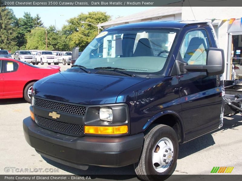 Dark Blue Metallic / Medium Pewter 2008 Chevrolet Express 3500 Cutaway Chassis