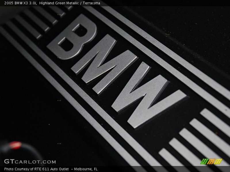 Highland Green Metallic / Terracotta 2005 BMW X3 3.0i