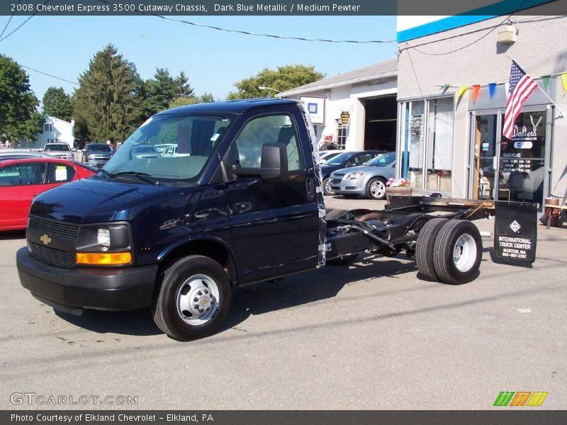 Dark Blue Metallic / Medium Pewter 2008 Chevrolet Express 3500 Cutaway Chassis