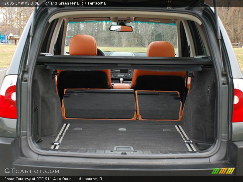 Highland Green Metallic / Terracotta 2005 BMW X3 3.0i