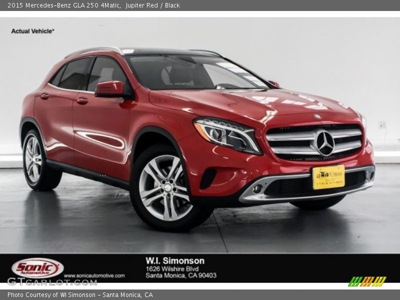 Jupiter Red / Black 2015 Mercedes-Benz GLA 250 4Matic