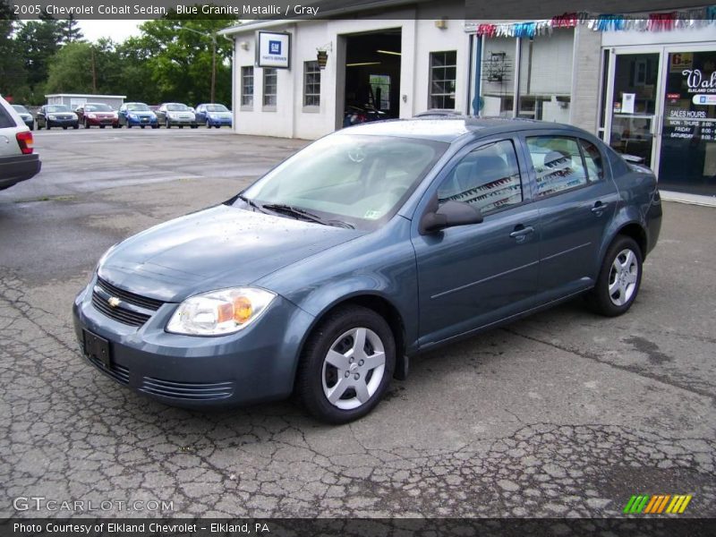Blue Granite Metallic / Gray 2005 Chevrolet Cobalt Sedan