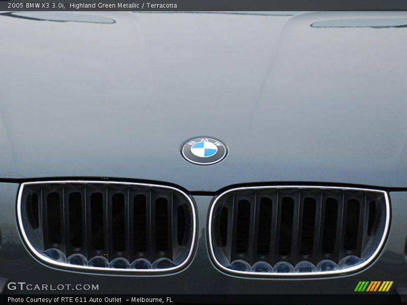 Highland Green Metallic / Terracotta 2005 BMW X3 3.0i