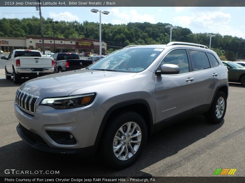 Billet Silver Metallic / Black 2019 Jeep Cherokee Latitude 4x4
