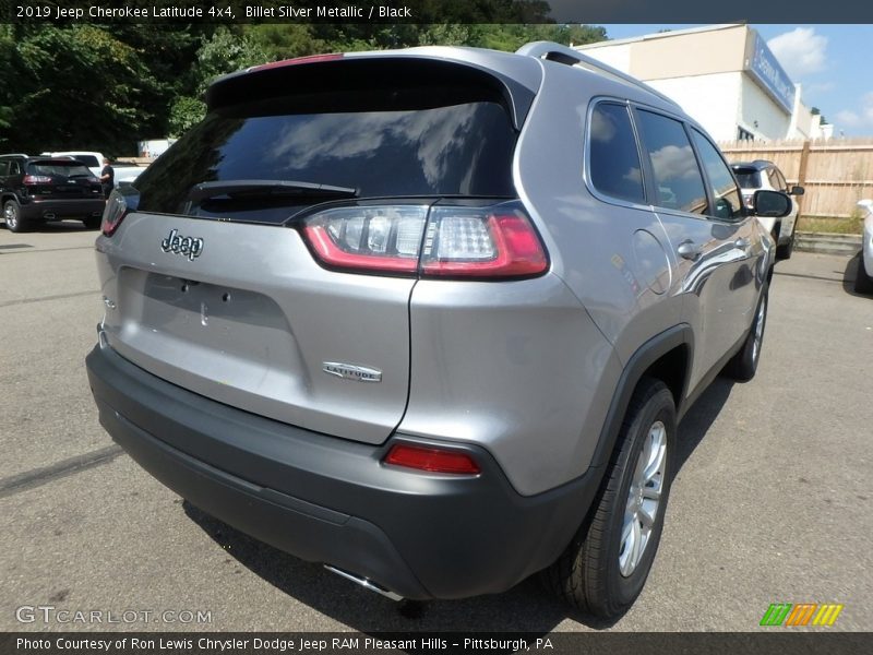 Billet Silver Metallic / Black 2019 Jeep Cherokee Latitude 4x4
