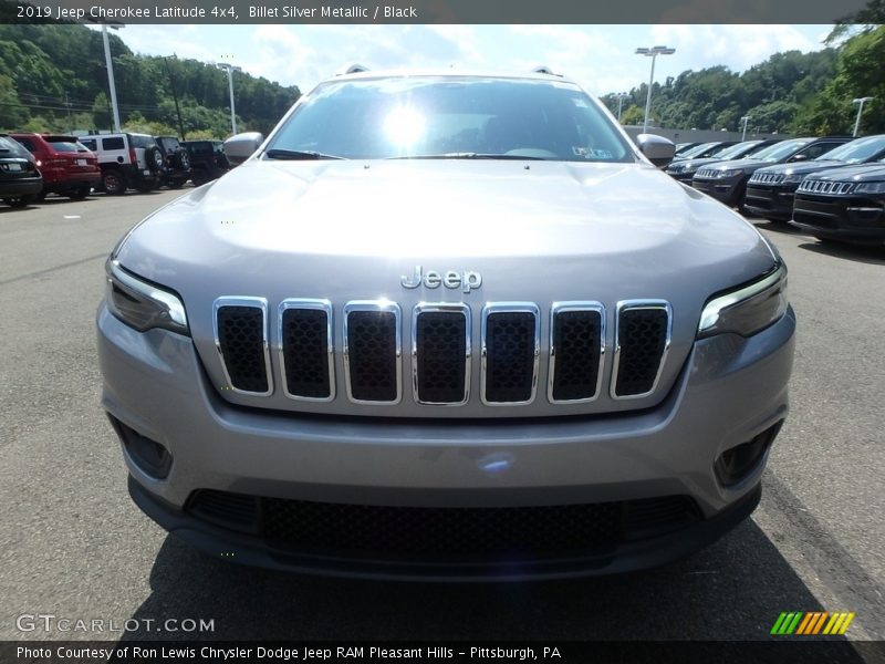 Billet Silver Metallic / Black 2019 Jeep Cherokee Latitude 4x4