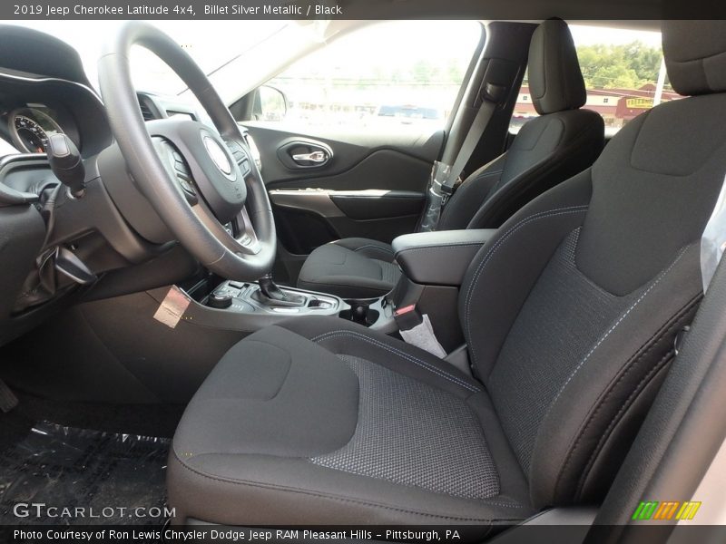 Billet Silver Metallic / Black 2019 Jeep Cherokee Latitude 4x4