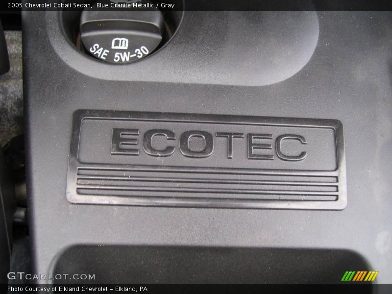 Blue Granite Metallic / Gray 2005 Chevrolet Cobalt Sedan