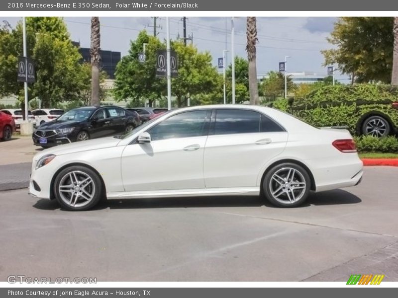 Polar White / Porcelain/Black 2016 Mercedes-Benz E 350 Sedan