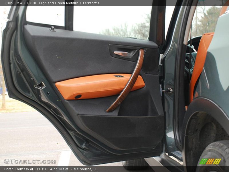 Highland Green Metallic / Terracotta 2005 BMW X3 3.0i