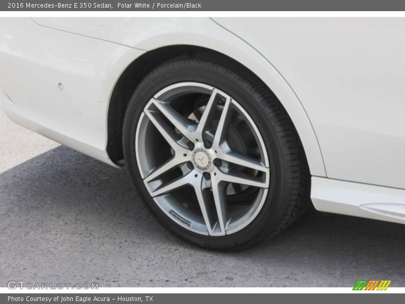 Polar White / Porcelain/Black 2016 Mercedes-Benz E 350 Sedan