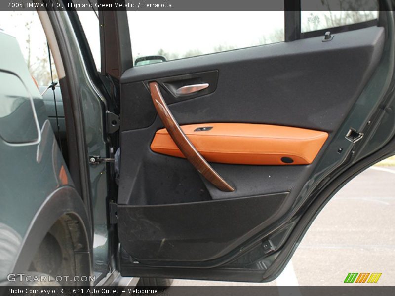 Highland Green Metallic / Terracotta 2005 BMW X3 3.0i