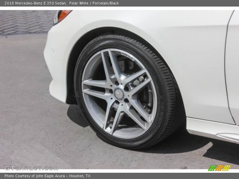 Polar White / Porcelain/Black 2016 Mercedes-Benz E 350 Sedan