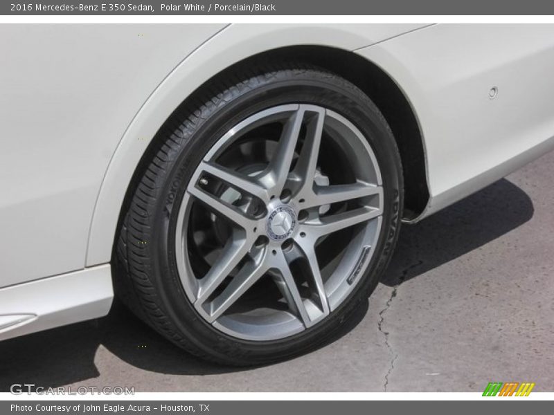 Polar White / Porcelain/Black 2016 Mercedes-Benz E 350 Sedan