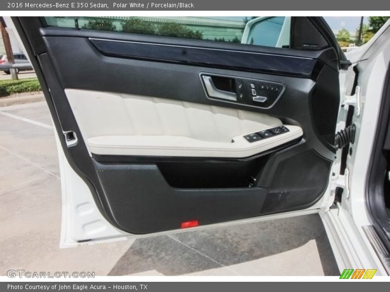 Polar White / Porcelain/Black 2016 Mercedes-Benz E 350 Sedan