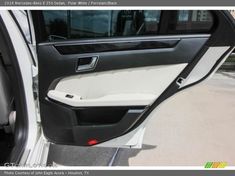 Polar White / Porcelain/Black 2016 Mercedes-Benz E 350 Sedan