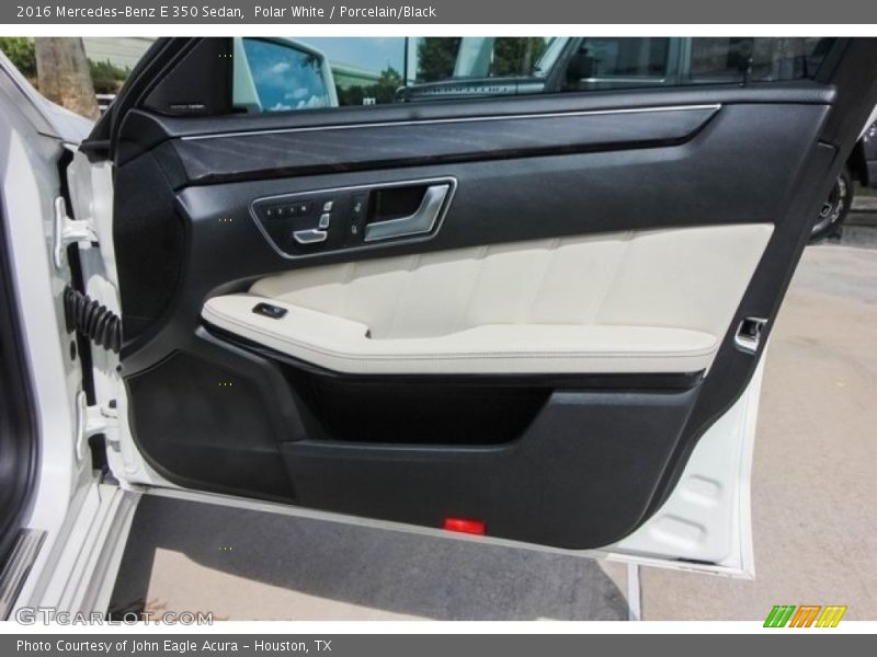Polar White / Porcelain/Black 2016 Mercedes-Benz E 350 Sedan