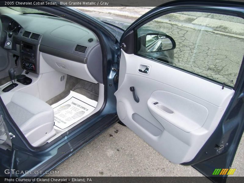 Blue Granite Metallic / Gray 2005 Chevrolet Cobalt Sedan