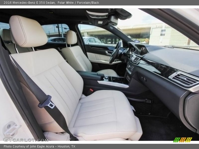 Polar White / Porcelain/Black 2016 Mercedes-Benz E 350 Sedan