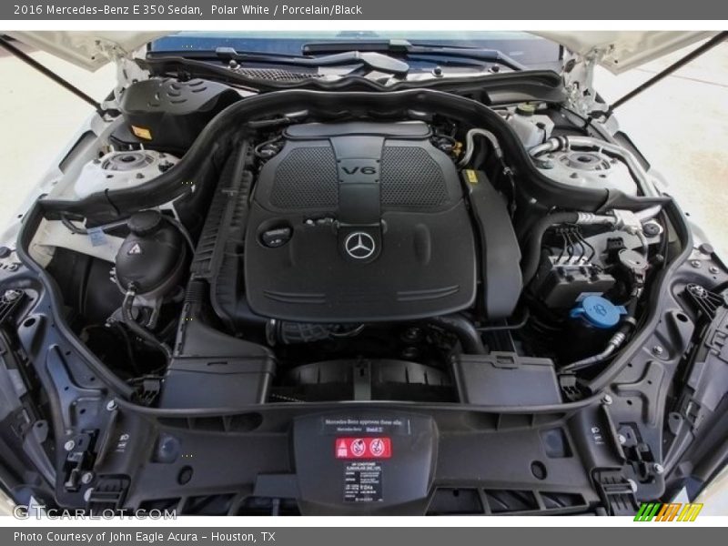 Polar White / Porcelain/Black 2016 Mercedes-Benz E 350 Sedan