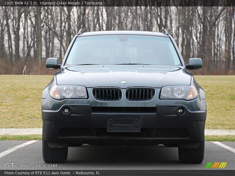 Highland Green Metallic / Terracotta 2005 BMW X3 3.0i