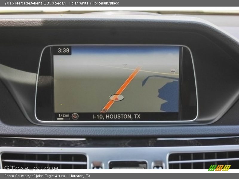 Polar White / Porcelain/Black 2016 Mercedes-Benz E 350 Sedan