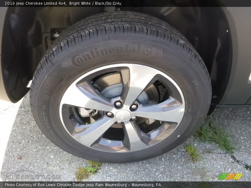Bright White / Black/Ski Grey 2019 Jeep Cherokee Limited 4x4