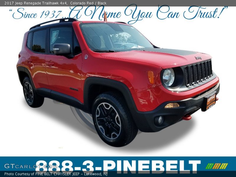 Colorado Red / Black 2017 Jeep Renegade Trailhawk 4x4