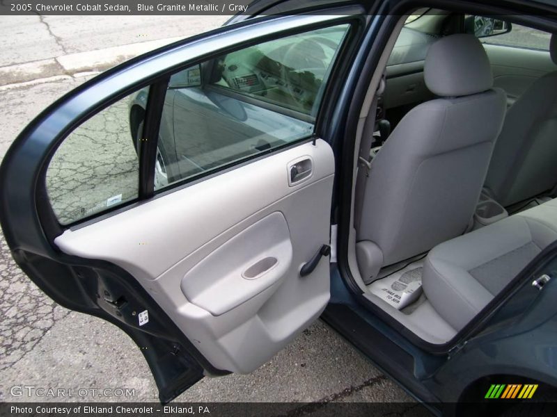Blue Granite Metallic / Gray 2005 Chevrolet Cobalt Sedan