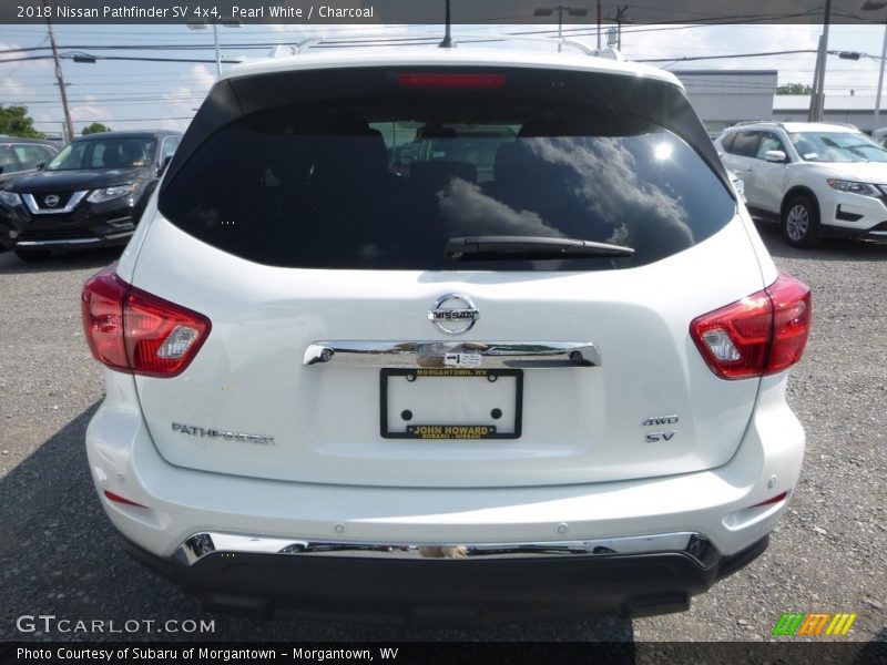 Pearl White / Charcoal 2018 Nissan Pathfinder SV 4x4