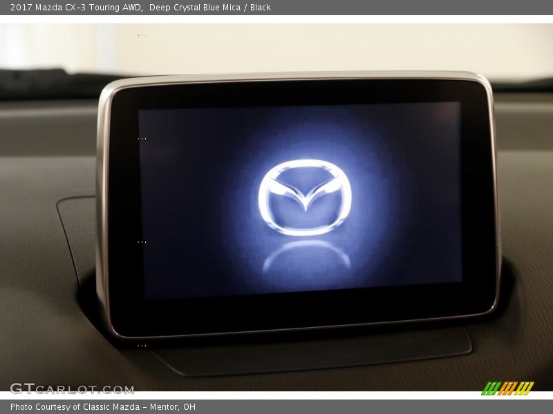 Deep Crystal Blue Mica / Black 2017 Mazda CX-3 Touring AWD