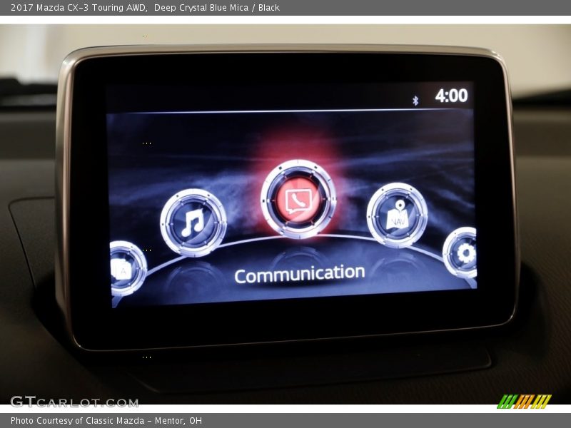 Deep Crystal Blue Mica / Black 2017 Mazda CX-3 Touring AWD
