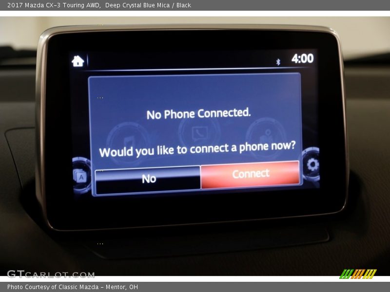 Deep Crystal Blue Mica / Black 2017 Mazda CX-3 Touring AWD