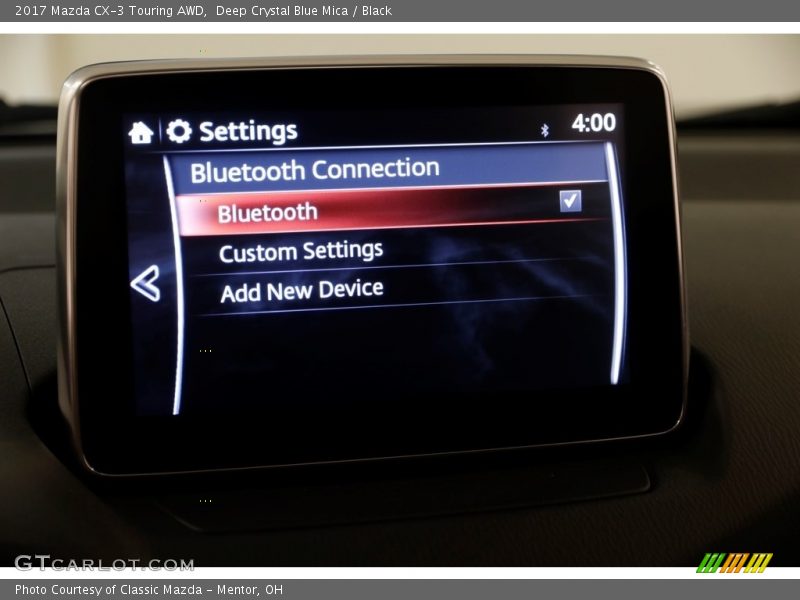 Deep Crystal Blue Mica / Black 2017 Mazda CX-3 Touring AWD