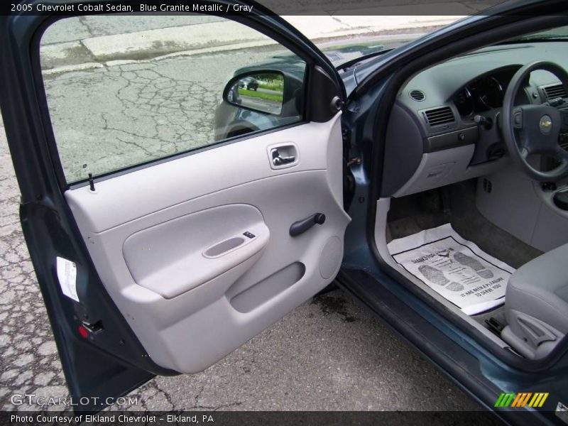 Blue Granite Metallic / Gray 2005 Chevrolet Cobalt Sedan