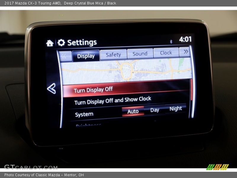 Deep Crystal Blue Mica / Black 2017 Mazda CX-3 Touring AWD