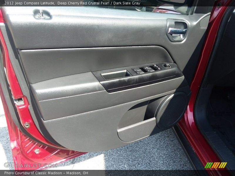 Deep Cherry Red Crystal Pearl / Dark Slate Gray 2012 Jeep Compass Latitude