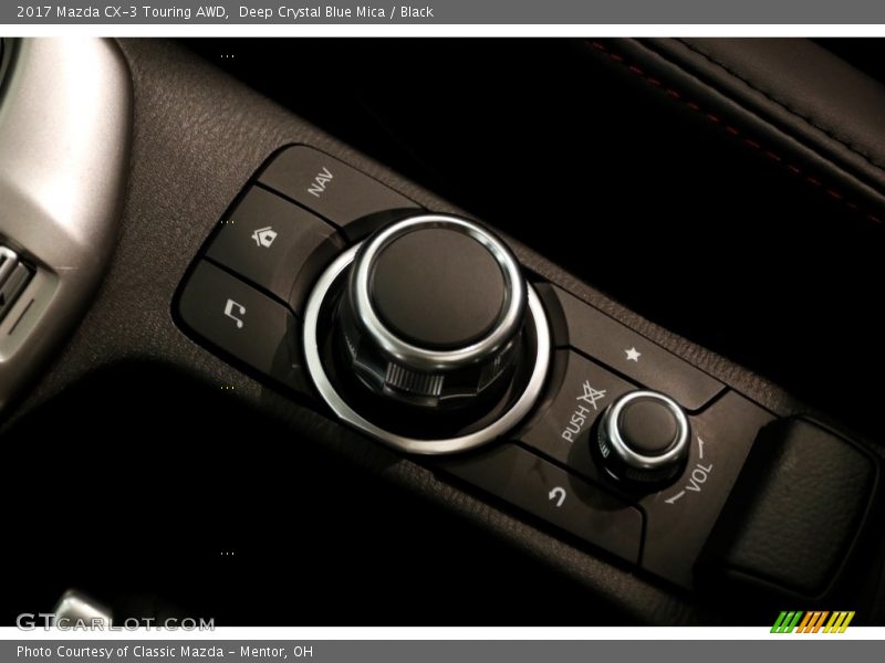 Deep Crystal Blue Mica / Black 2017 Mazda CX-3 Touring AWD